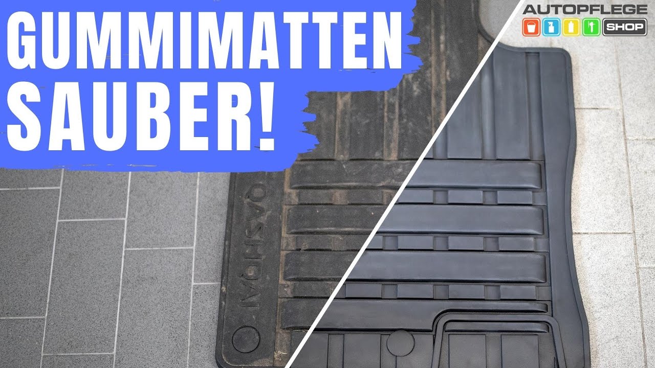 Gummimatten reinigen 