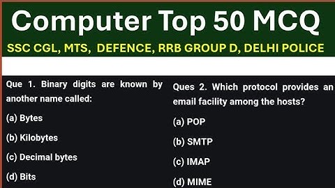 50 Computer GK Questions in English | Computer Important Questions | Computer GK |