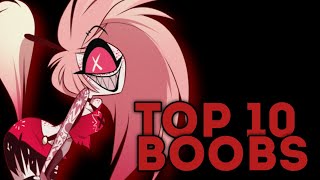 Top 10 Biggest Boobs In Hazbin Hotel Helluva Boss