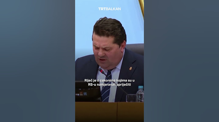 Završava se suđenje Dodiku