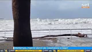 Maltempo, Ingenti Danni Da Casal Velino A Sapri