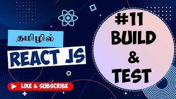 React in Tamil - 11 - Building React Project | Test with XAMPP Apache server