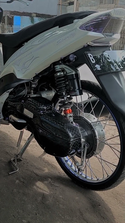 Mio pake monting 3cm kece parah #yamahamiosporty #miosporty #modifikasimio