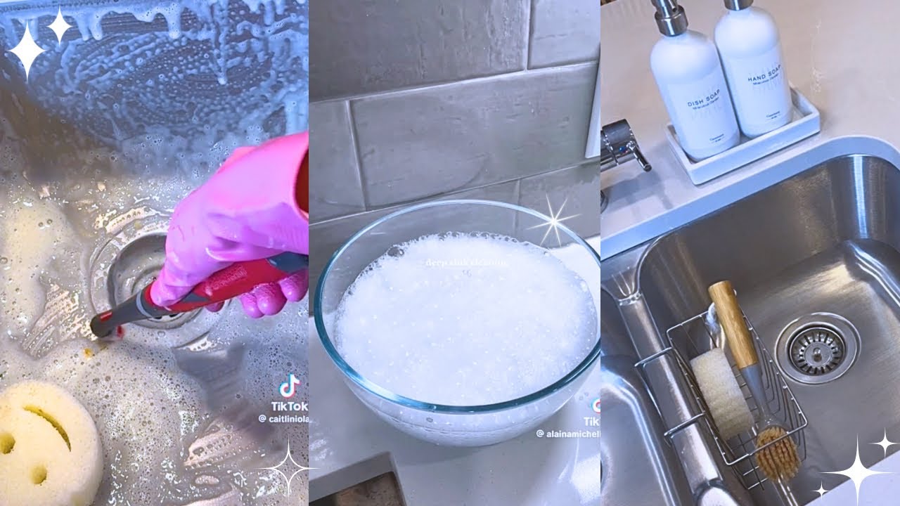 Satisfying Sink Cleaning Asmr ✨ TikTok Compilation 🧼 | Pt.6