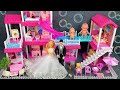 10 Minutes Satisfying with Unboxing Barbie Toys House Play Set Review | ASMR 