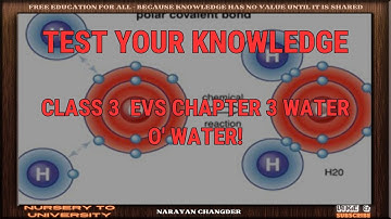 CLASS 3  EVS CHAPTER 3 WATER O
