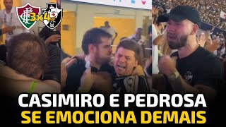 CASIMIRO E PEDROSA CHORA E SE EMOCIONA MUITO | VASCO SUPERA O FLUMINENSE E TÁ NA FINAL!