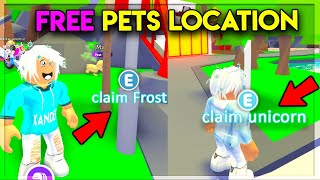 *SECRET* LOCATIONS FOR FREE LEGENDARY PETS IN ADOPT ME