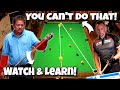 Hohmann won't believe when he Challenge Efren Reyes do the impossible shot!