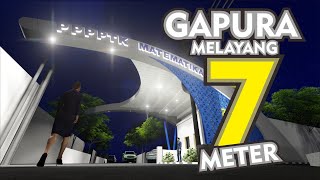 Kantilever 7 Meter Desain Gapura