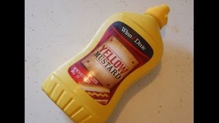 How to get mustard out of a plastic bottle without a mess