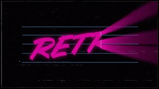 Retro 80s Light Rays Title Template for Premiere Pro