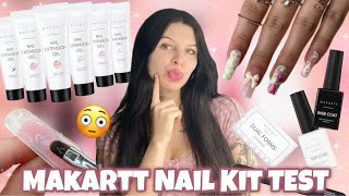 اختبار للمبتدئين! طقم ماكارت باريسيان بوليجيل للأظافر من أمازون | درس تعليمي سهل لطلاء الأظافر با... screenshot 5