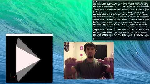 ParaView Data Controlled by Leap Motion Controller (Zooming)