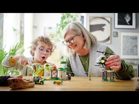 Конструктор LEGO Jurassic World 76944 Втеча тирановозавра, видео 1