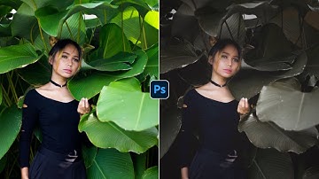 Photoshop Tutorial : Professional Color Grading and Retouching - Muted Green Tone - Hidden Tricks