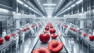 Inside a Modern Cherry Factory From Harvest to Market (Full Process)