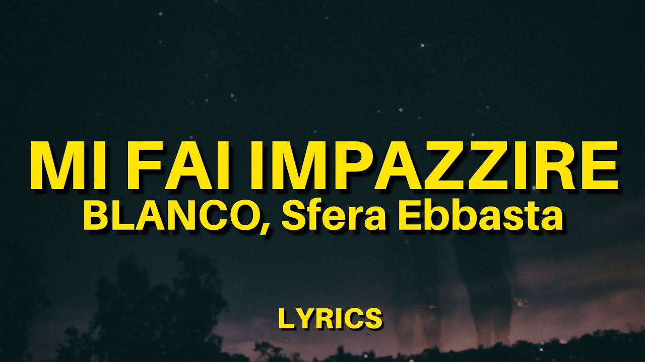 sfera ebbasta mi fai impazzire