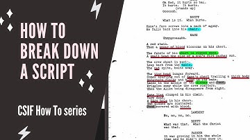 How to Breakdown a Script for Production Design