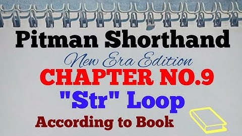 CHAPTER NO. 9 "Str" Loop