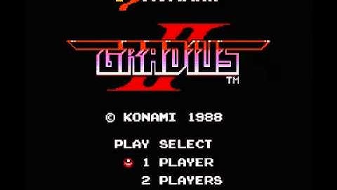 Gradius II (NES) Music - Stage 3 Dead End