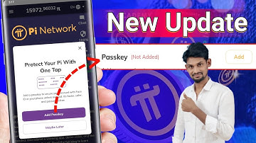 Protect Your Pi With One Tap | Pi network latest update today | Passkey (Not Added) Pi network