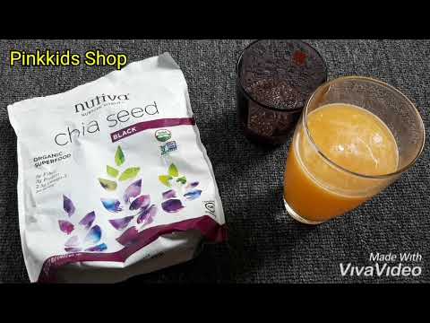 chia seed คือ  Update New  Cách pha hạt Chia Nutiva của Mỹ (Chia Seed Nutiva)