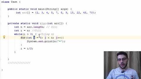 الــ Big O Notation: شرح الــ O(n   log n)، مع مثالين بلغة الجافا..