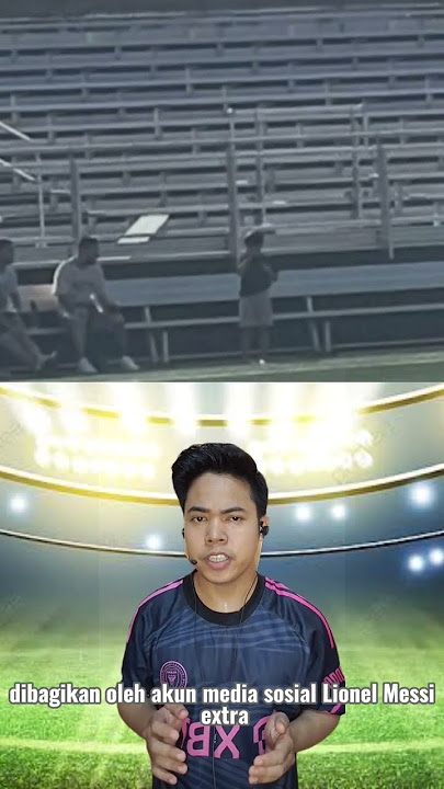 momen kesederhanaan Messi temani anaknya latihan #beritabola #messi #goat #messifans