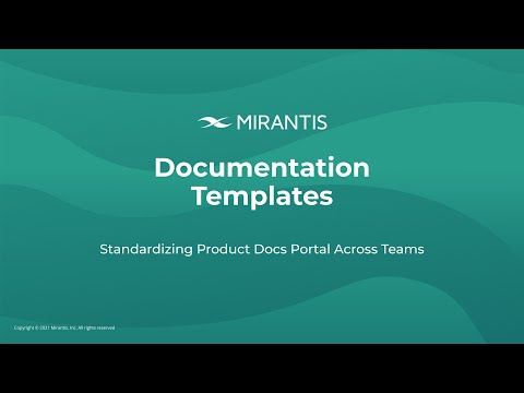 Hack Week | Documentation Templates: Unifying Product Docs Portal Across Teams