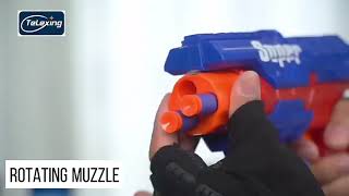 Mainan Anak Pistol Tembakan Nerf Peluru Busa Soft Bullet Gun