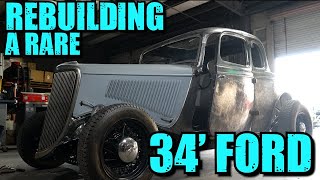 Rebuilding A Rare '34 Ford | What Would You Do To This?!