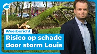 Weerbericht: storm Louis op komst!