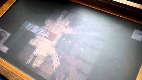 Geek Chic/Mesa Mundi touch surface Interactive table prototype