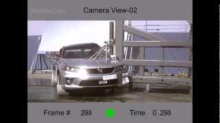 2013 Honda Accord Coupe | NCAP Pole Crash Test by NHTSA | CrashNet1 2013 Honda Accord Coupe | NCAP Pole Crash Test by NHTSA | CrashNet1