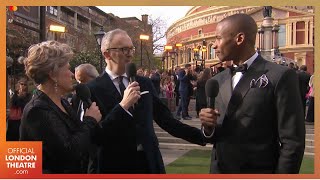 Eric Underwood interview on the Green Carpet | Olivier Awards 2022 with Mastercard