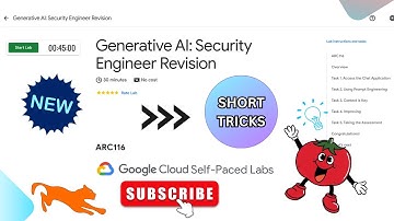 Generative AI: Security Engineer Revision | [NEW!]  #ARC116 |#swags #googlecloud #qwiklabs