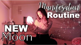 My NEW MOON MANIFESTATION RITUAL ROUTINE | Step by Step Manifestation Ceremony