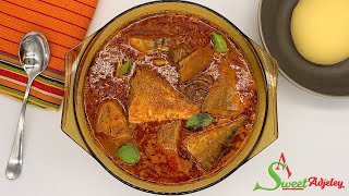 MAKE MY PARTY PLEASING ASSORTED FISH & GOAT MEAT LIGHT SOUP, ASSORTED FISH & GOAT MEAT PEPPER SOUP