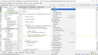 Picture Diary | 6 | Custom Action Bar With Menu | Android Firebase Project