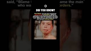 The man who dropped the atomic bomb on Hiroshima (1945) #history #facts