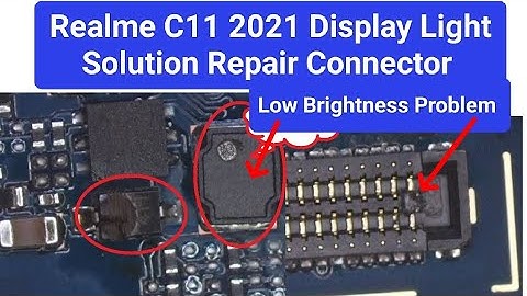 Realme C11 2021 Display Light Solution / realme c11 2021 display light low brightness solution