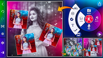 New key animation editing with photos in kinemaster telugu