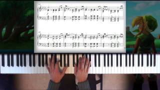 Zelda Dark World / Lorule Field 2 Piano + Sheet music [How To Play] [Piano Tutorial] chords