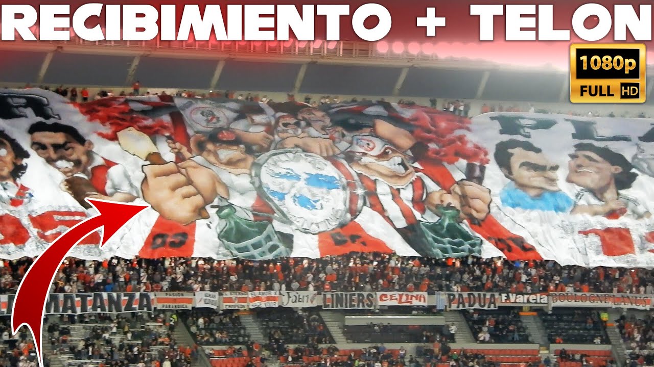  RECIBIMIENTO CON TELON A RIVER River Vs Banfield 2022 YouTube