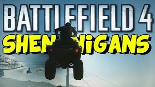 Funny Battlefield 4 Shenanigans - BF4 Funny Gameplay Moments #4 (Epic fail, defib, Slam Trolling)