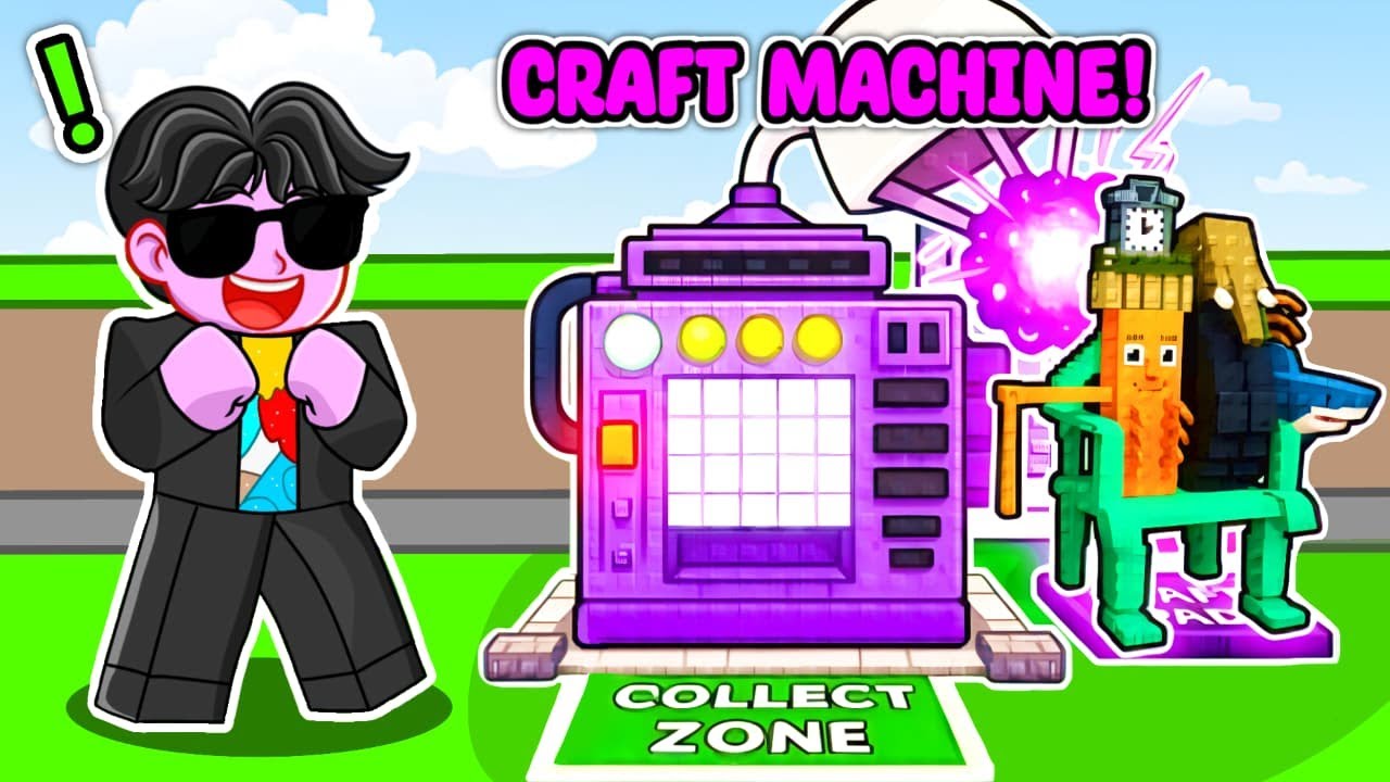 I Obtained New Brainrots From CRAFT MACHINE in Steal a Brainrot Roblox | Epic Brainrot Event
