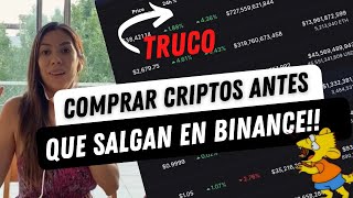 COMPRÁ CRIPTOMONEDAS antes de su LANZAMIENTO EN BINANCE