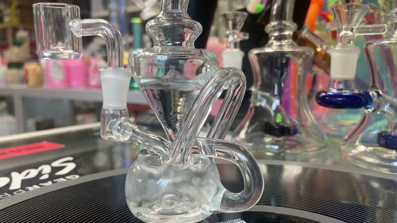 flame Glass mini recycler water test