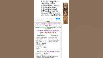 JEECUP POLYTECHNIC ENTRANCE RESULT 2022.    👍👍